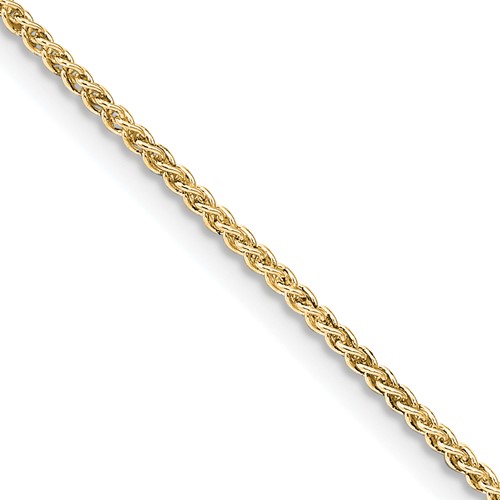 Gold-plated Sterling Silver 1.50mm Spiga Chain