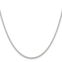 Sterling Silver 1.6mm Round Spiga Chain view 2