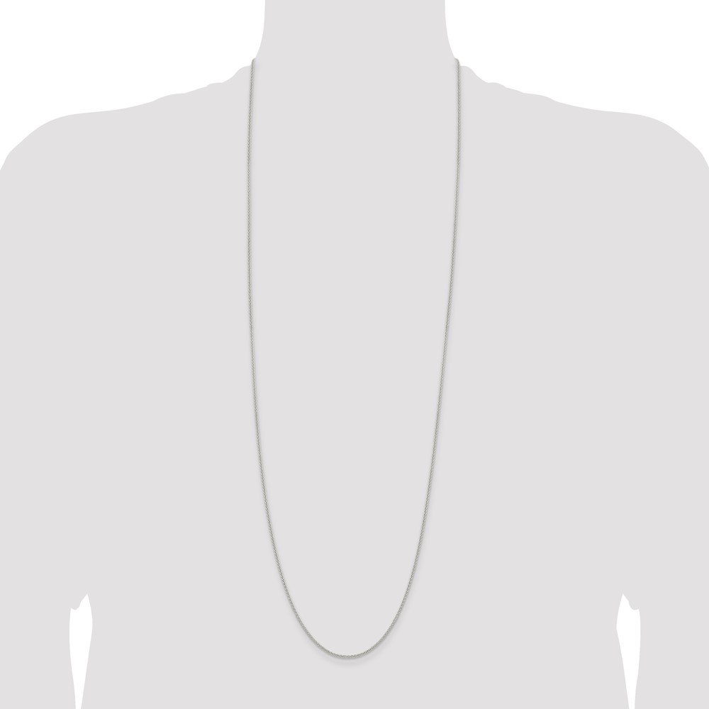 Sterling Silver 1.6mm Round Spiga Chain (QSP040-36)