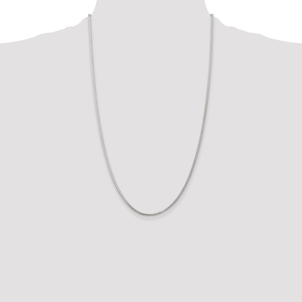 Sterling Silver 1.75mm Round Spiga Chain (QSP050-26)
