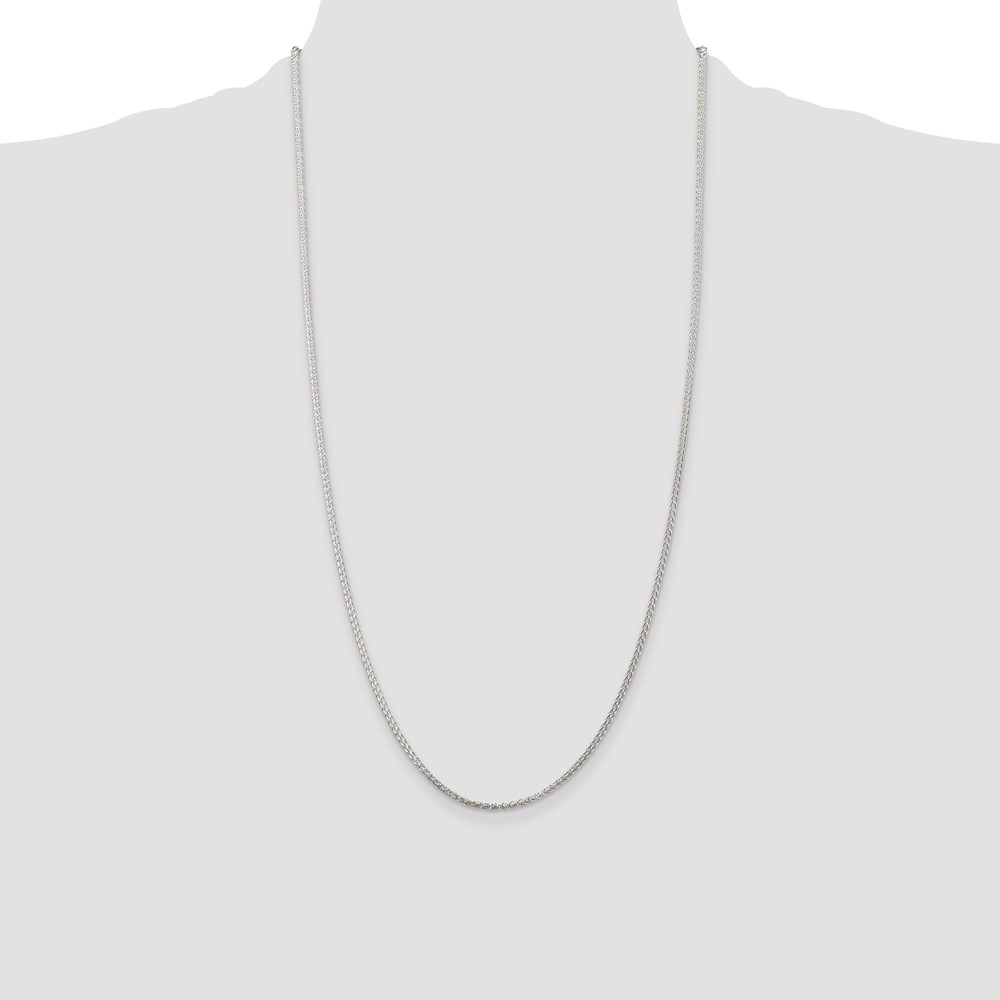 Sterling Silver 1.75mm Round Spiga Chain (QSP050-28)