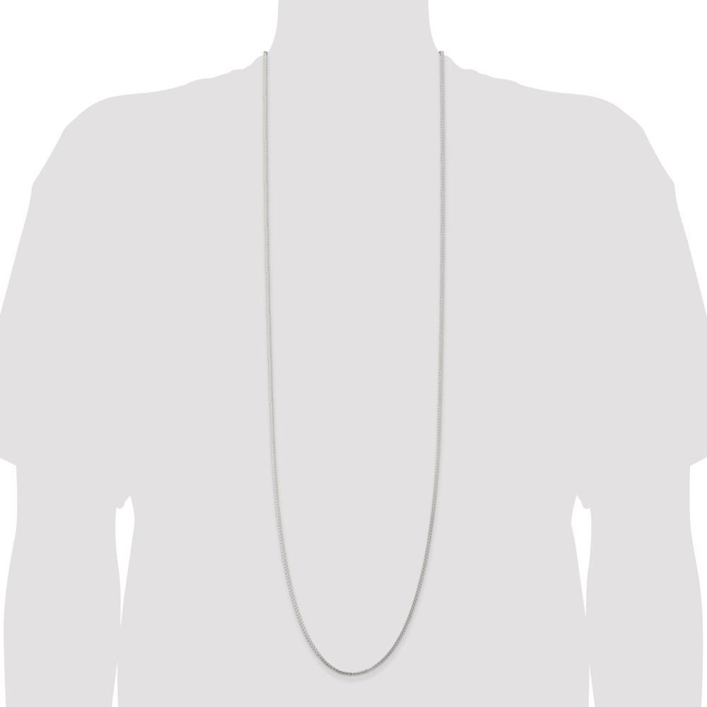 Sterling Silver 1.75mm Round Spiga Chain (QSP050-42)