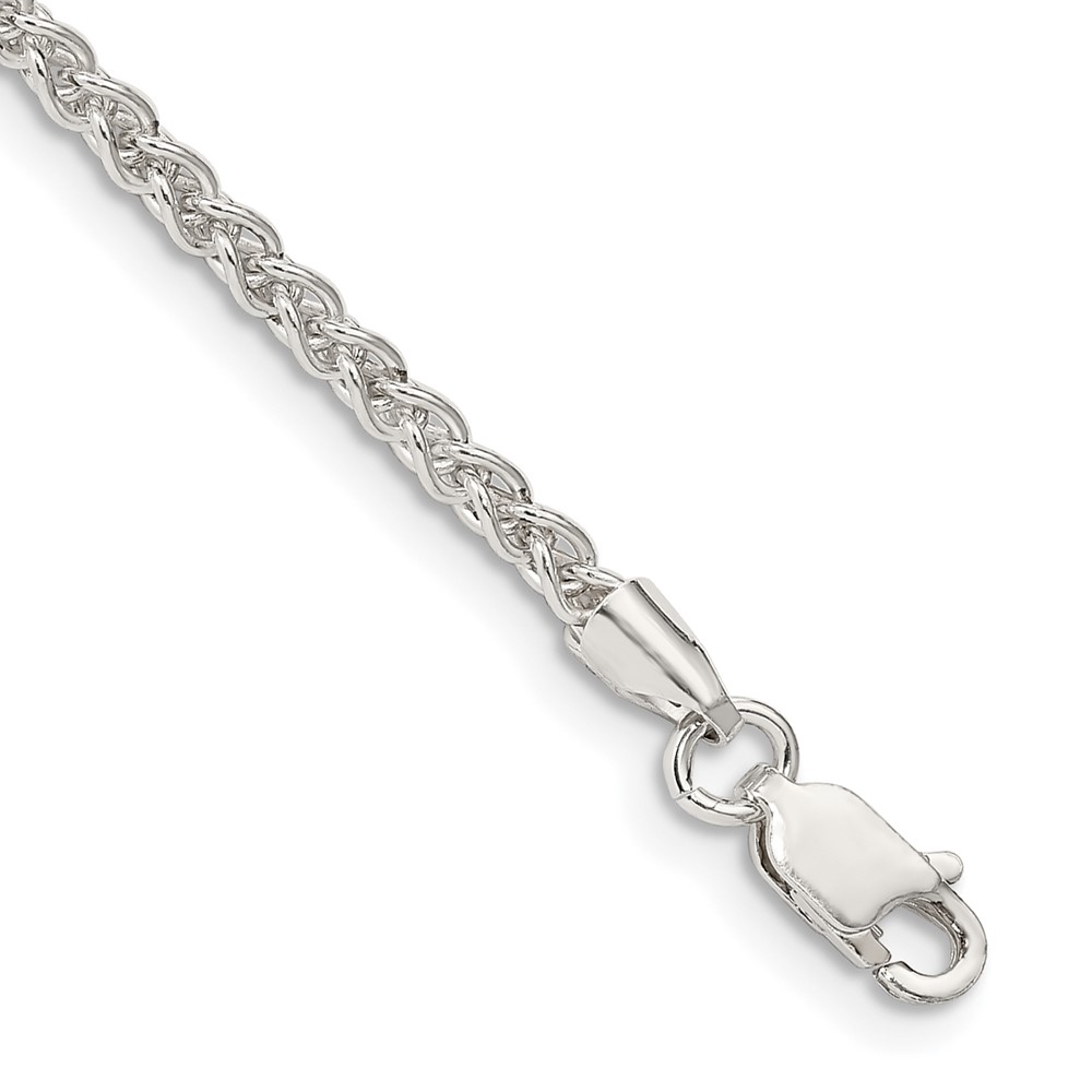 Sterling Silver 2.5mm Round Spiga Chain (QSP060-8)