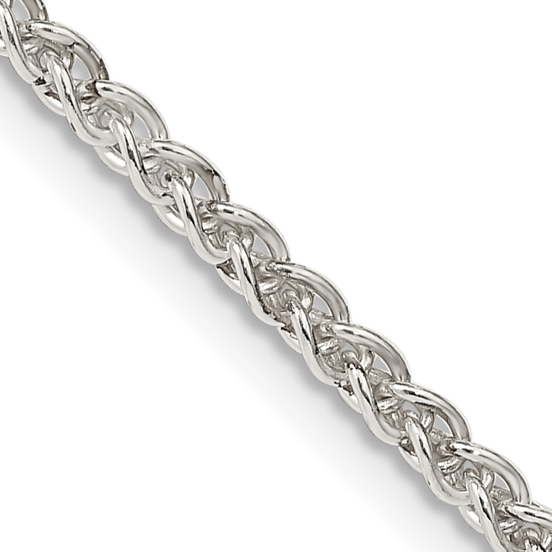 Sterling Silver 2.5mm Round Spiga Chain (QSP060-16)