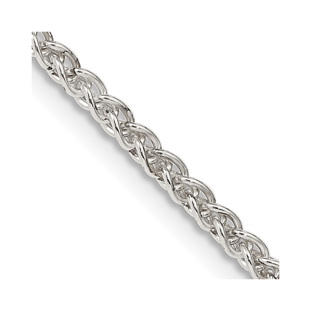 Sterling Silver 2.5mm Round Spiga Chain (QSP060-16)