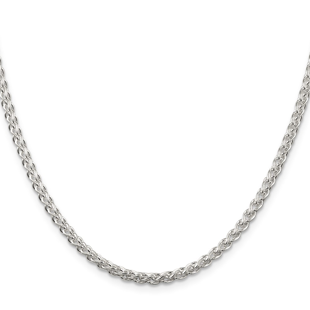 Sterling Silver 3mm Round Spiga Chain (QSP080-30)