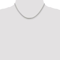 Sterling Silver 3mm Round Spiga Chain view 4