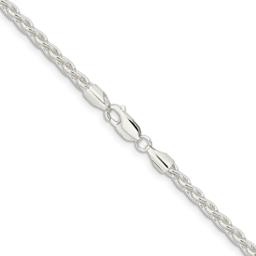 Sterling Silver 3.7mm Round Spiga Chain (QSP100-24)