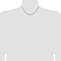 Sterling Silver 3.7mm Round Spiga Chain view 4
