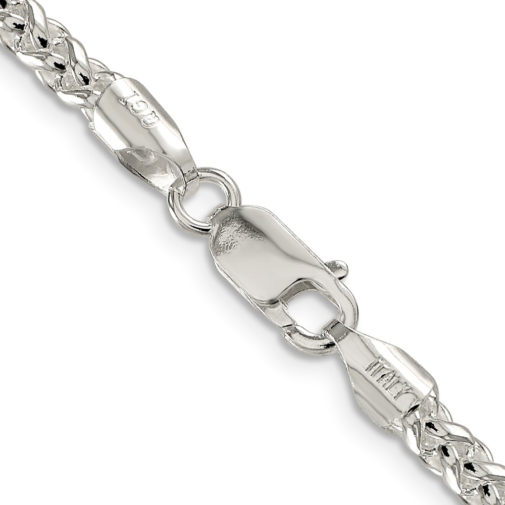 Sterling Silver 4mm Round Spiga Chain (QSP150-20)