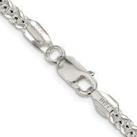 Sterling Silver 4mm Round Spiga Chain view 3