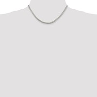 Sterling Silver 4mm Round Spiga Chain view 4