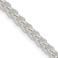 Sterling Silver 4mm Round Spiga Chain view 1