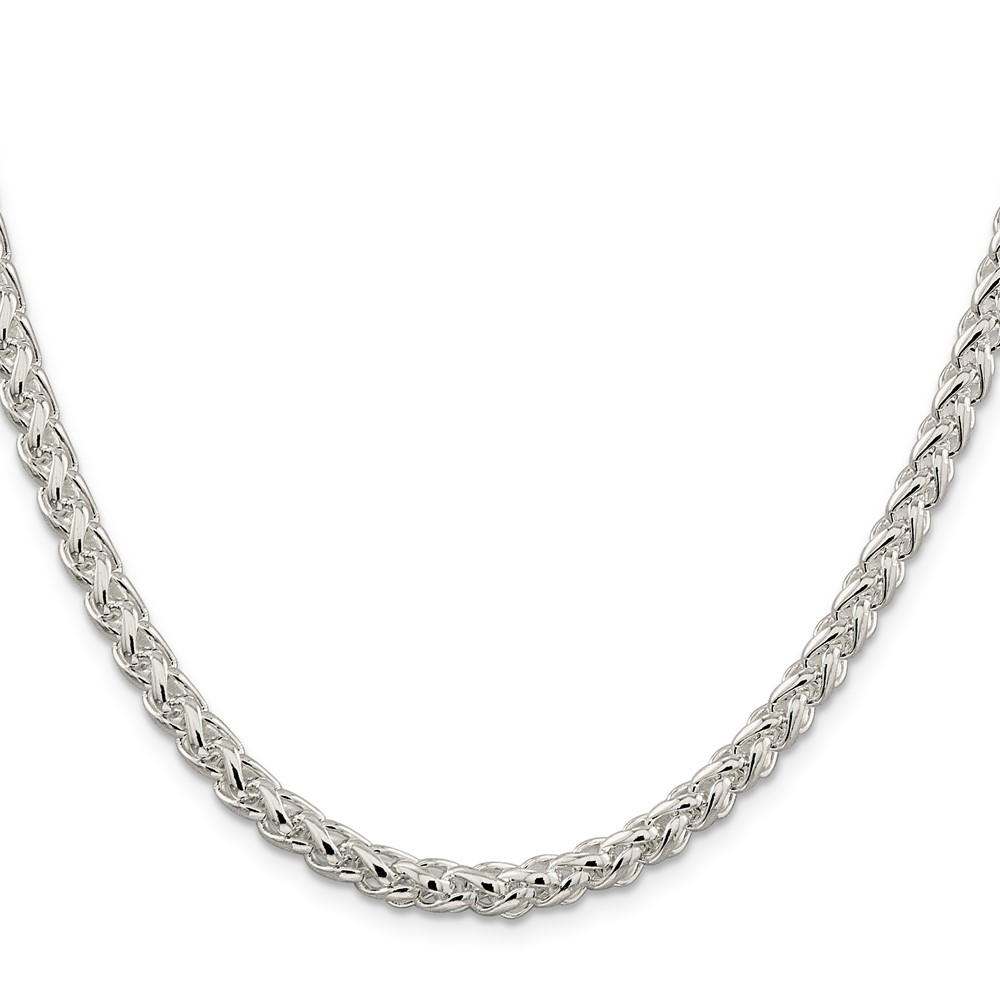 Sterling Silver 5mm Round Spiga Chain (QSP200-26)