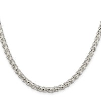 Sterling Silver 5mm Round Spiga Chain view 2
