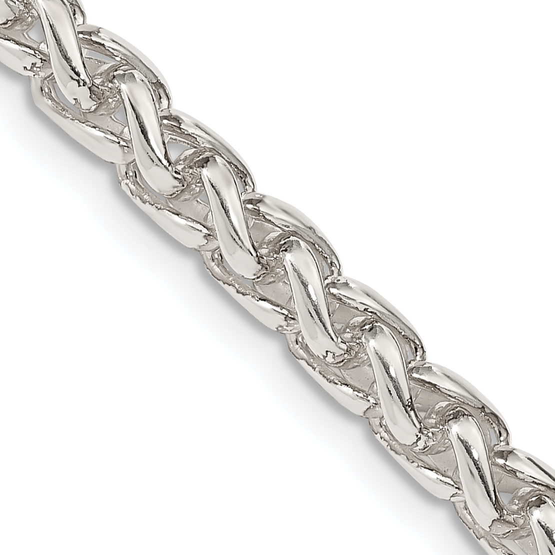 Sterling Silver 5mm Round Spiga Chain (QSP200-20)