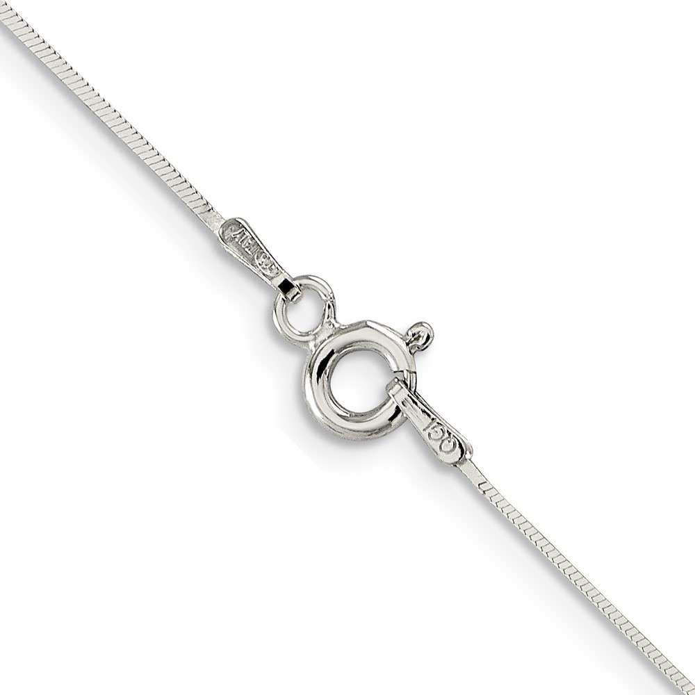 Sterling Silver .7mm Square Snake Chain (QSQ020-24)