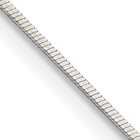 Sterling Silver.7mm Square Snake Chain view 1