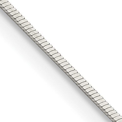 Sterling Silver.7mm Square Snake Chain