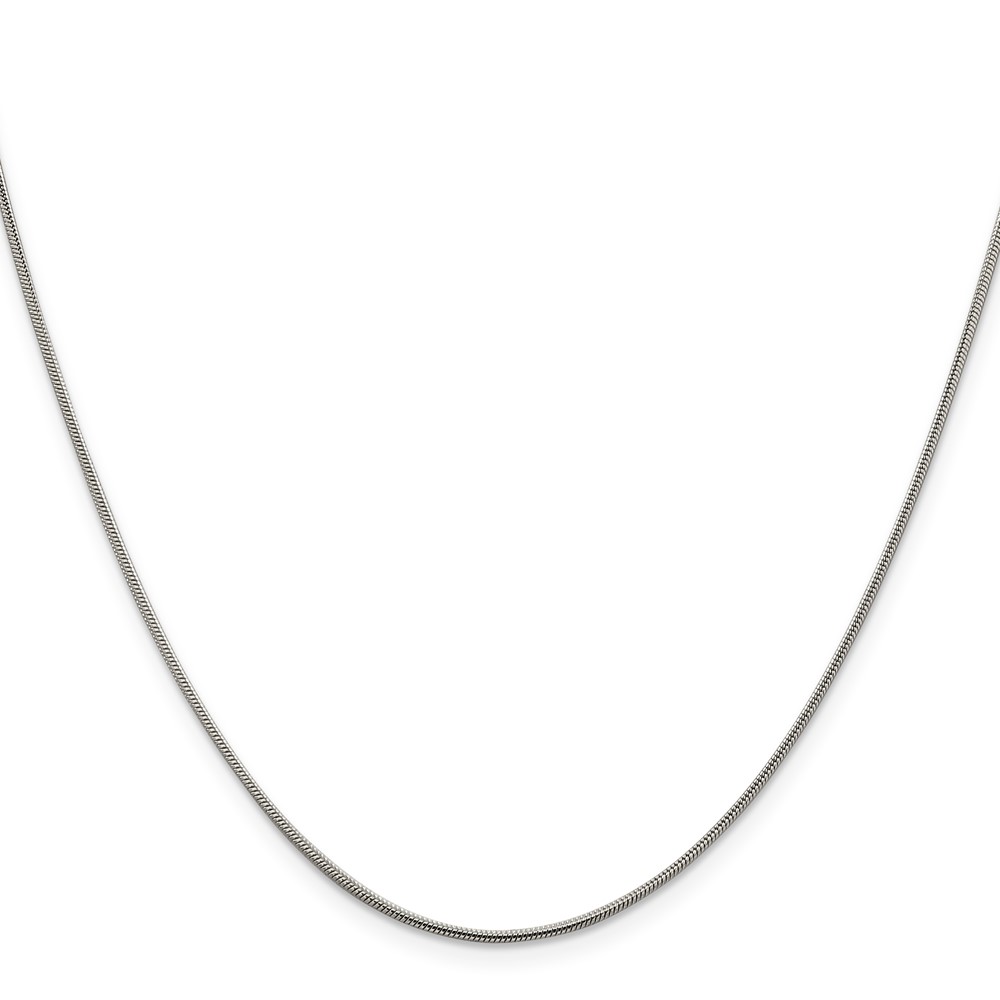 Sterling Silver .8mm Square Snake Chain (QSQ025-16)