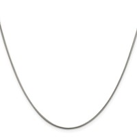 Sterling Silver .8mm Square Snake Chain view 2