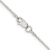 Sterling Silver .8mm Square Snake Chain view 3