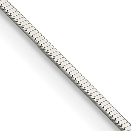 Sterling Silver.8mm Square Snake Chain