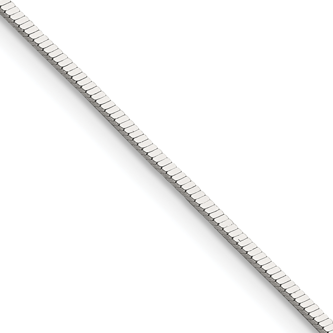 Sterling Silver Polished 1.15mm Square Snake Chain (QSQ035-16)