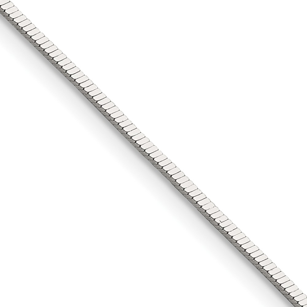 Sterling Silver Polished 1.15mm Square Snake Chain (QSQ035-16)