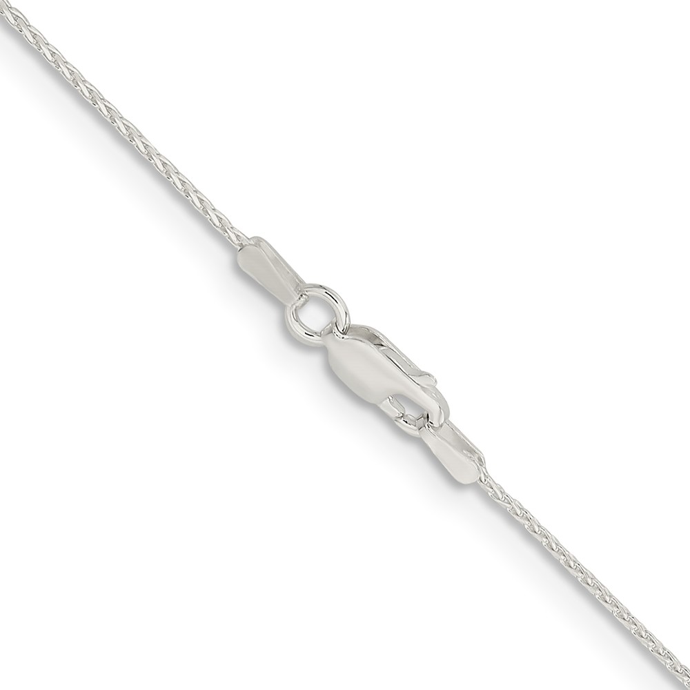 Sterling Silver .95mm Diamond-cut Round Spiga Chain (QSR030-20)