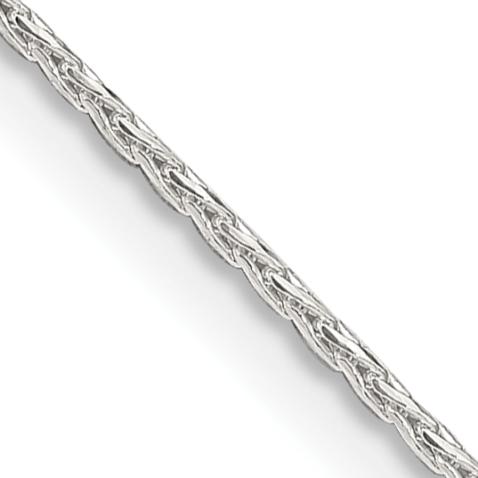 Sterling Silver 1.25mm Diamond-cut Round Spiga Chain (QSR035-16)