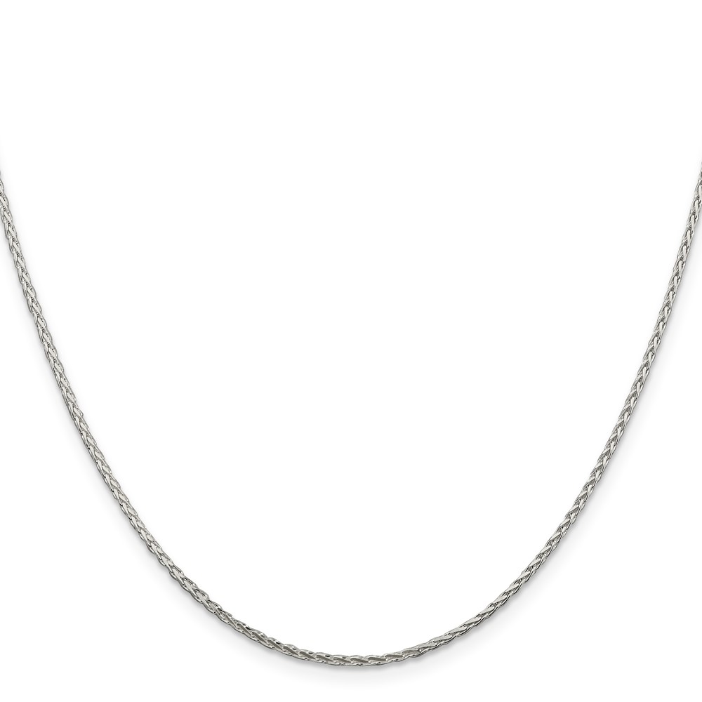 Sterling Silver 1.45mm Diamond-cut Round Spiga Chain (QSR040-28)