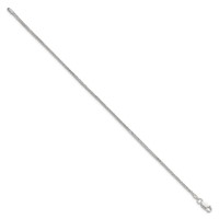 Sterling Silver 1.45mm Diamond-cut Round Spiga Chain view 2