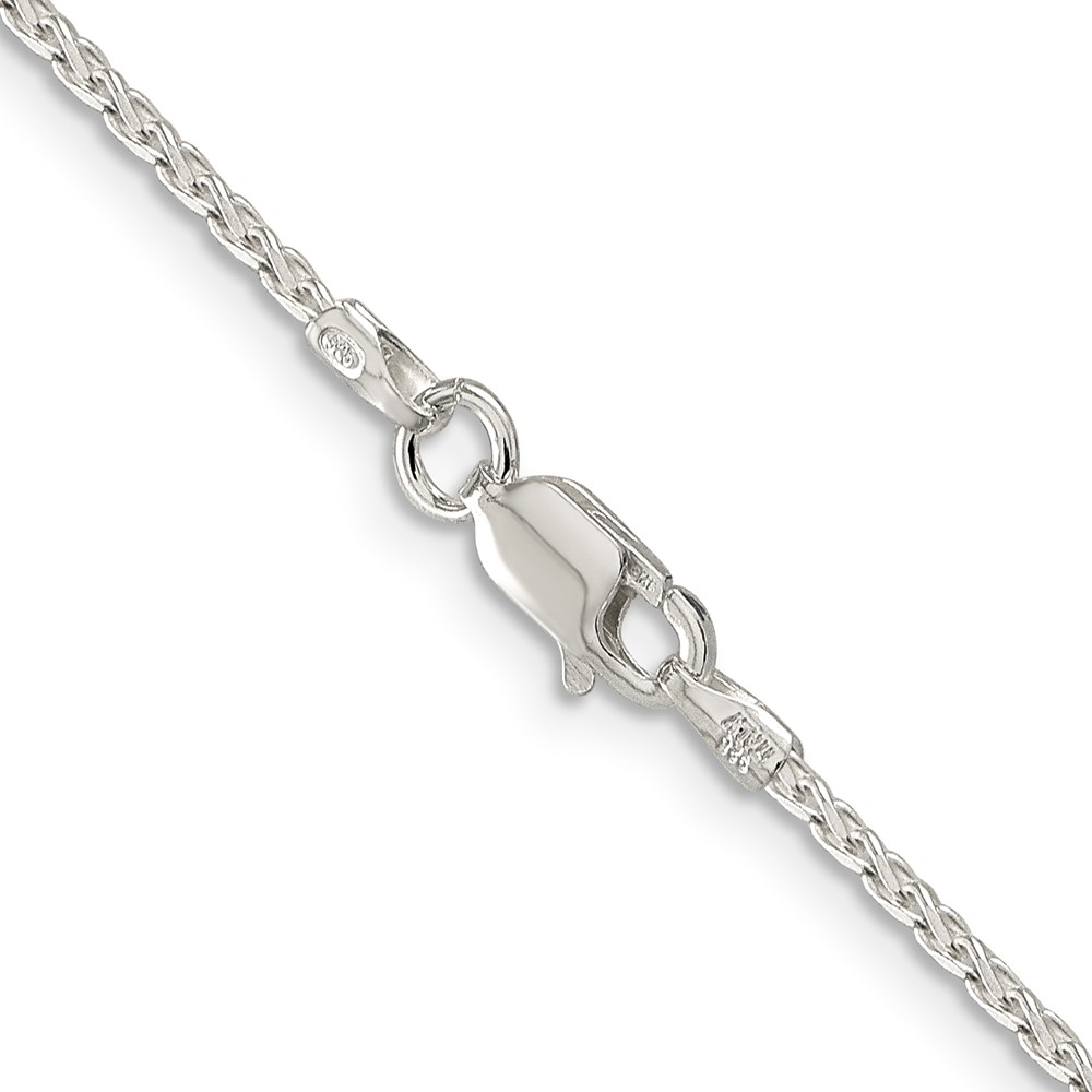 Sterling Silver 1.7mm Diamond-cut Round Spiga Chain (QSR050-16)