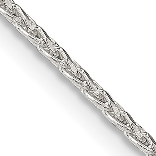 Sterling Silver 1.7mm Diamond-cut Round Spiga Chain
