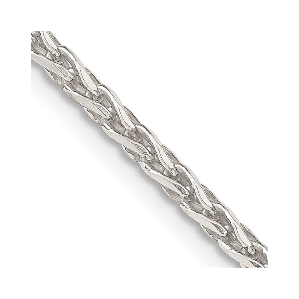 Sterling Silver 2.85mm Diamond-cut Round Spiga Chain (QSR080-18)