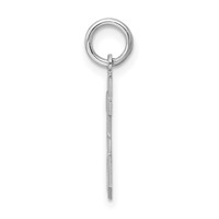Sterling Silver Rhodium-plated Polished Number 55 Charm view 2