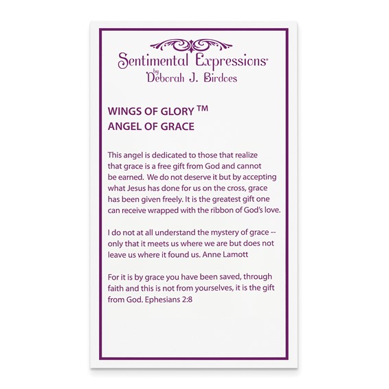 Sterling Silver & Gold-plated CZ Angel of Grace 18in Necklace