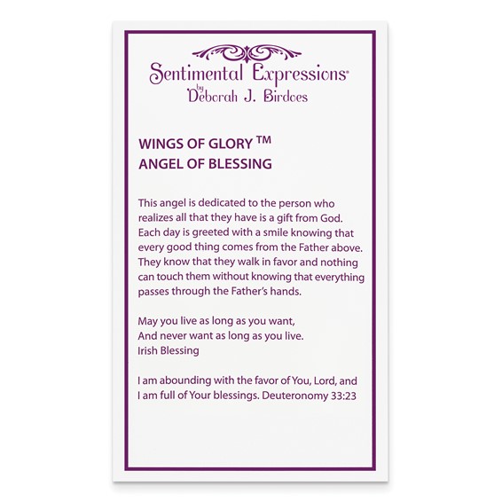 Sentimental Expressions Sterling Silver Rhodium-plated CZ Antiqued Angel of Blessing 18in Necklace