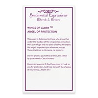 Sterling Silver & Gold-plated CZ Angel of Protection Necklace, 18" view 5