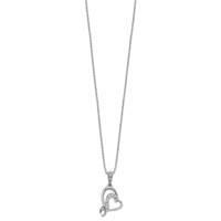 Sentimental Expressions Sterling Silver Rhodium-plated a Gift for My Sister for My Bridesmaid Necklace, 18" view 2