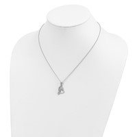 Sentimental Expressions Sterling Silver Rhodium-plated a Gift for My Sister for My Bridesmaid Necklace, 18" view 5