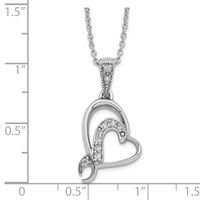 Sentimental Expressions Sterling Silver Rhodium-plated a Gift for My Sister for My Bridesmaid Necklace, 18" view 3