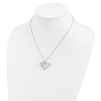 Sentimental Expressions Sterling Silver Rhodium-plated Mother a Part of My Heart 18 Inch Necklace view 5