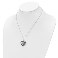Sentimental Expressions Sterling Silver Rhodium-plated Necklace with Me Always Ash Holder, 18" view 5