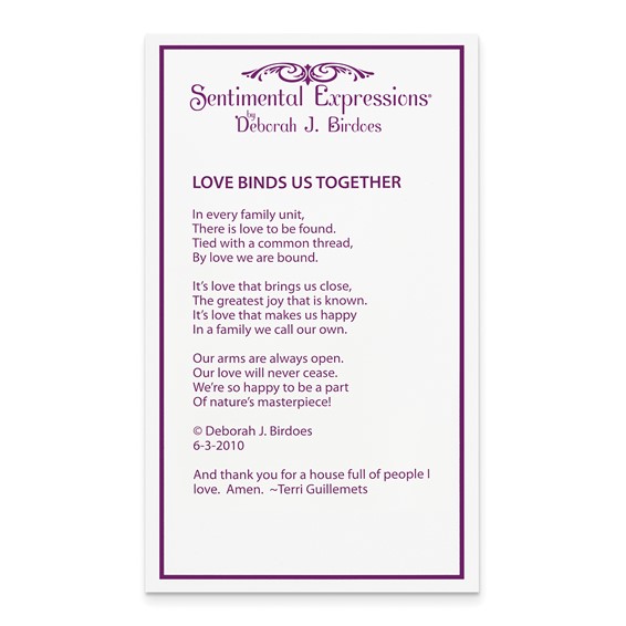 Sterling Silver CZ Love Binds Us Together 18in Necklace