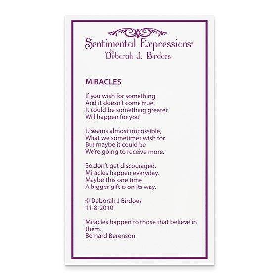 Sterling Silver CZ Miracles 18in Butterfly Necklace