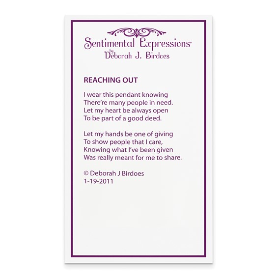 Sentimental Expressions Sterling Silver Rhodium-plated FW Cultured Pearl Reaching Out 18in Necklace