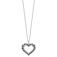 Sentimental Expressions Sterling Silver Rhodium-plated Antiqued Animal Lover Necklace, 18" view 2