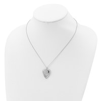 Sentimental Expressions Sterling Silver Rhodium-plated Forever My Baby Necklace, 18" view 5